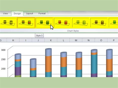 Customize Graph Excel