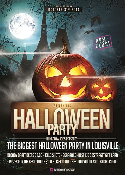 Customize Halloween Party Flyer Templates