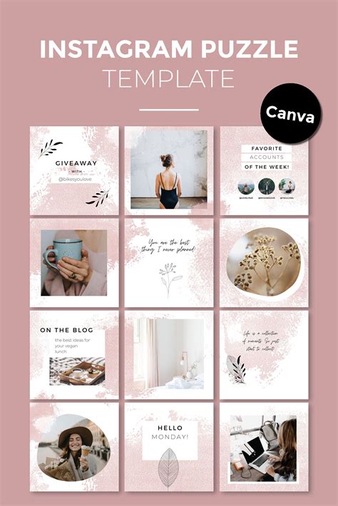 Customize Instagram Template on Canva