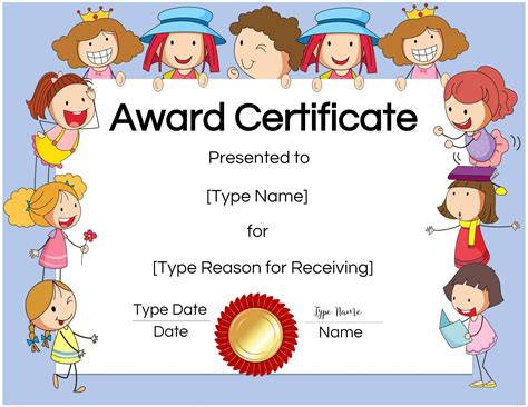 How to Customize Your Kindergarten Certificate Template