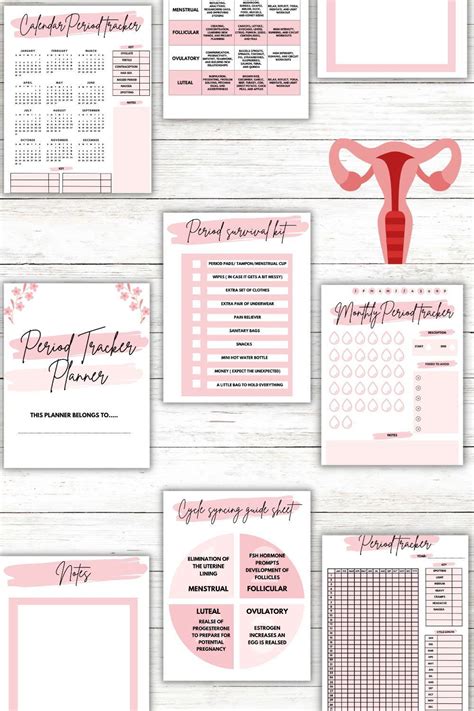 Customizing Your Period Tracker Printable