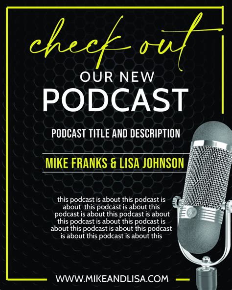 Customize Podcast Flyer