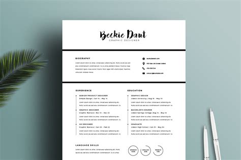 Customize Resume Template