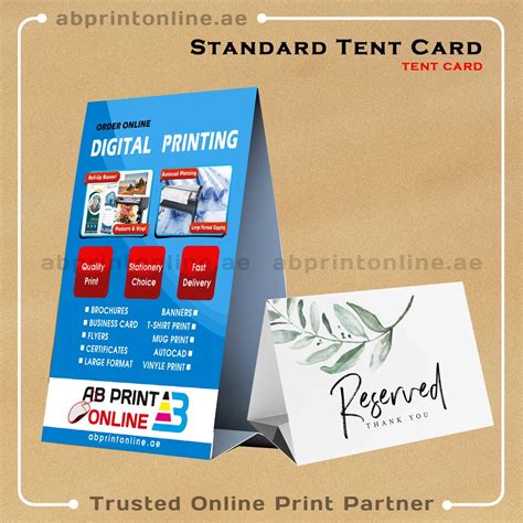 Customize Tent Cards