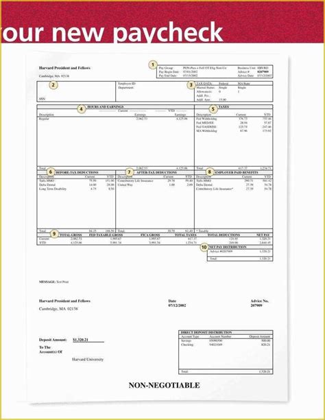 Customize USPS check stub