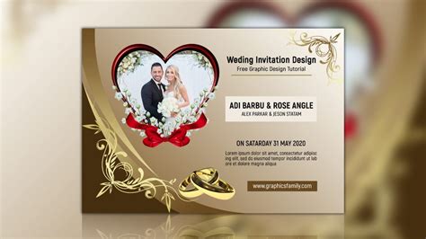 Customize Wedding Invitation Templates in Photoshop