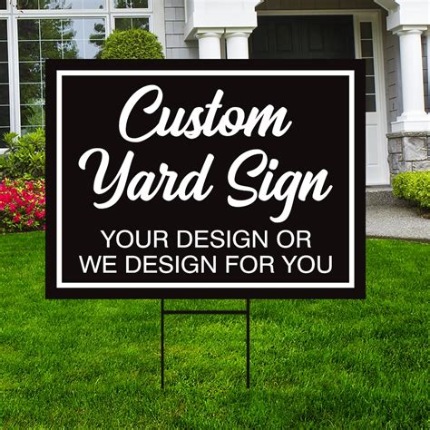 Customize Yard Sign Template