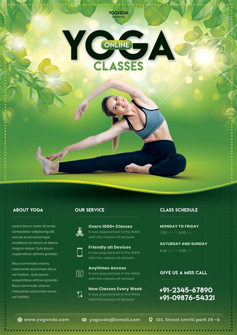 Customize Yoga Flyer Template