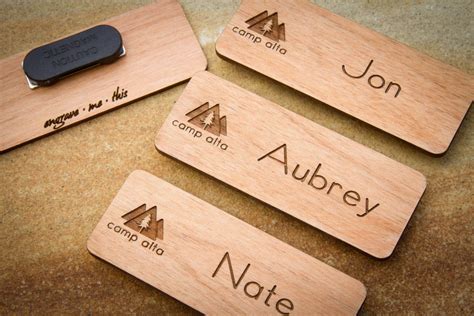 Customized Name Tags