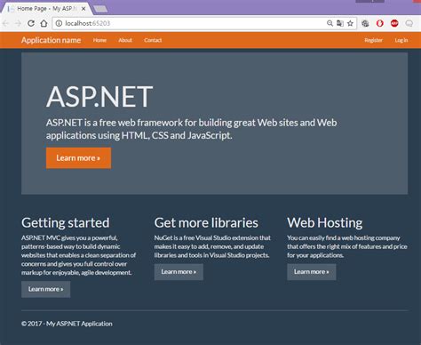 Customizing ASP.NET MVC template