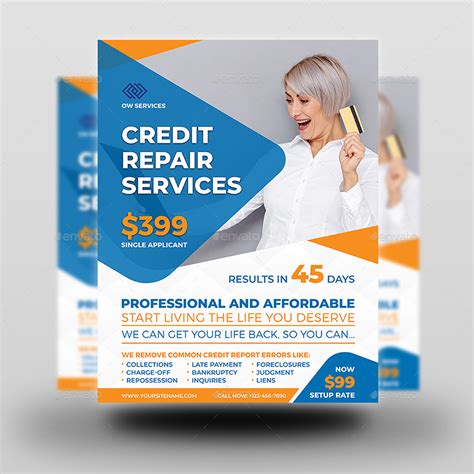 Customizing a credit repair website template