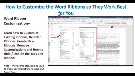 Customizing Error Ribbons