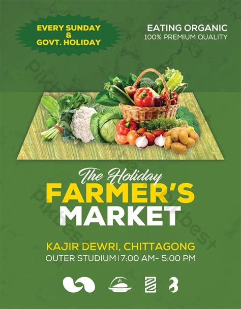 Customizing Farmers Market Flyer Template Example