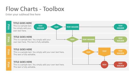 Customizing a flow chart template for Google Slides