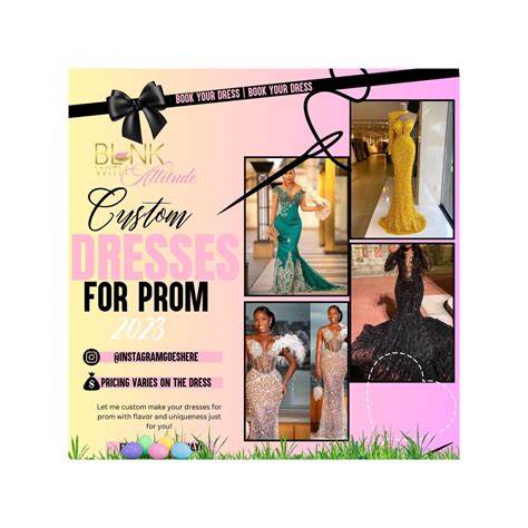 Customizing Prom Flyer Template