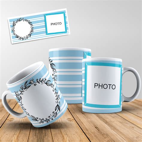 Customizing sublimation mug design templates example