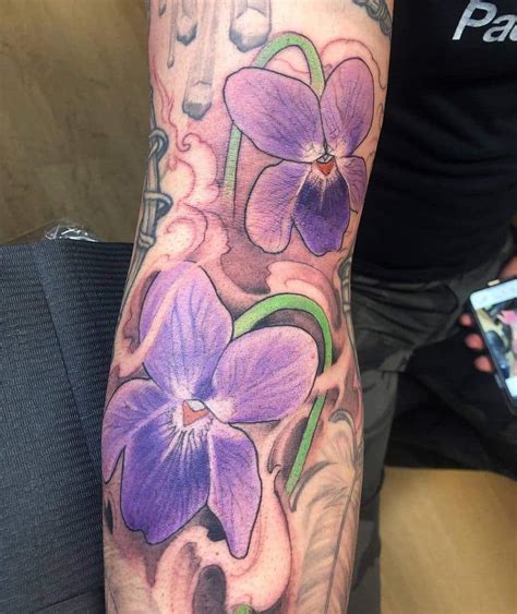 Customizing your violet tattoo for February birth flower