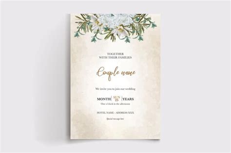 Customizing Wedding Invitation Templates