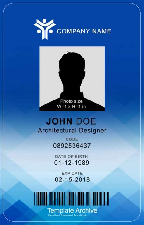 Customizing a Word ID Card Template