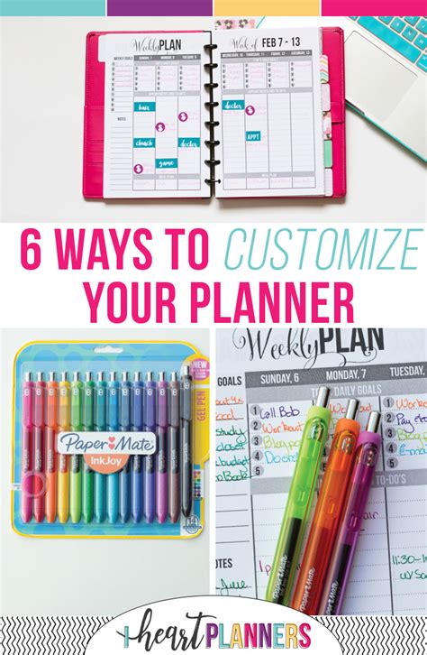 Customizing Your Planner