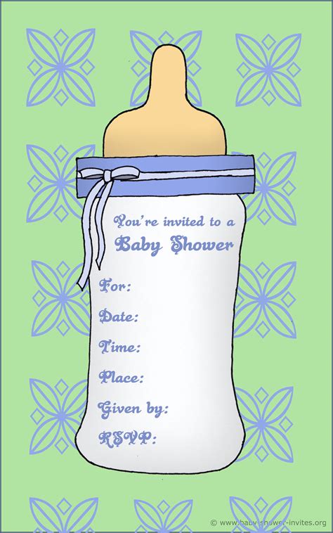 Cute Baby Shower Templates