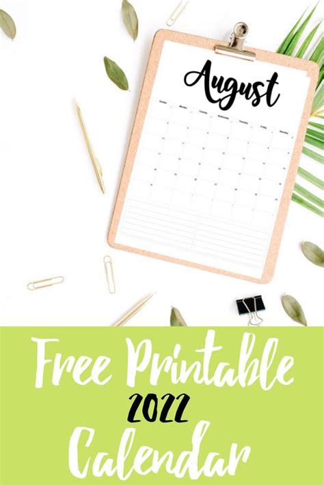 Themed Calendar Printable