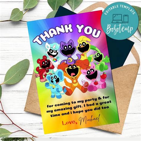 Cute Critters Thank You Card