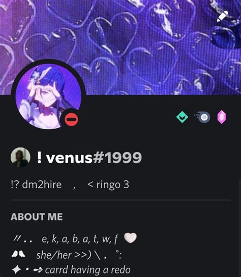 Cute Discord Bios Examples