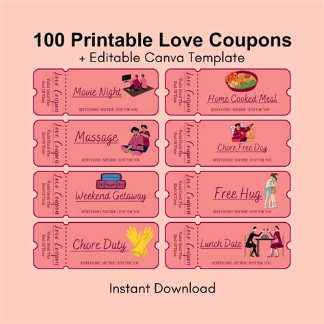 Cute Love Coupons