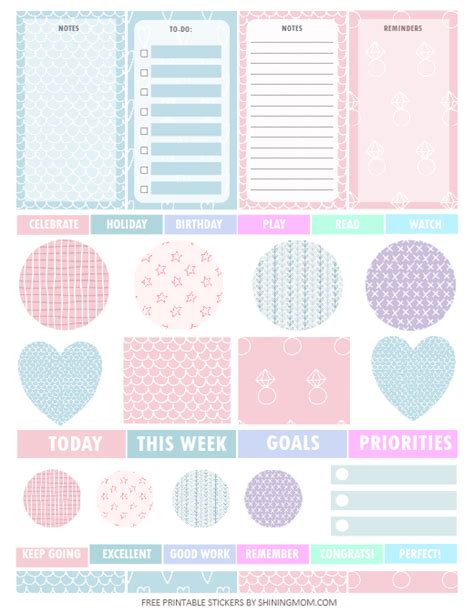 Cute printable planner stickers