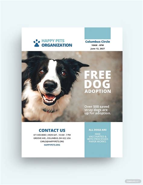 Cute Puppy Flyer Template