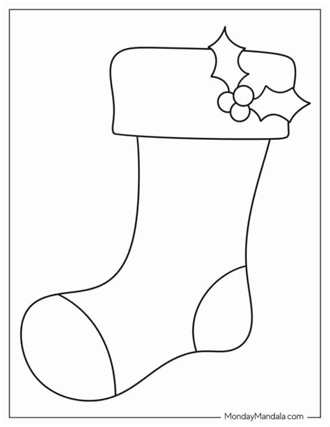 Cute Stocking Outline