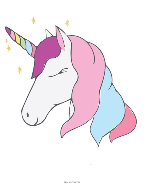 Cute Unicorn Templates