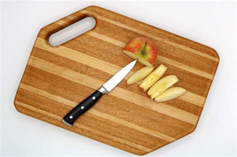 Cutting board with shapes