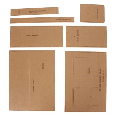 Cutting leather template