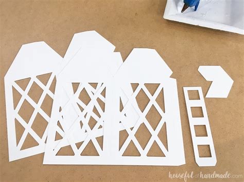 Cutting Out Lantern Pieces