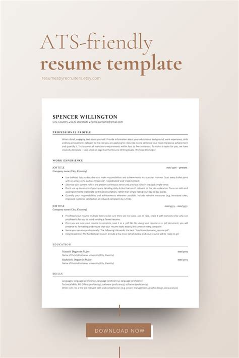 CV Template Add-in