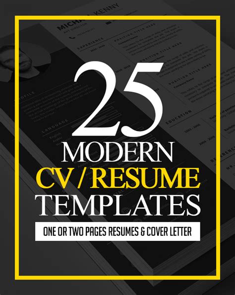 CV Template with Photo Free Download