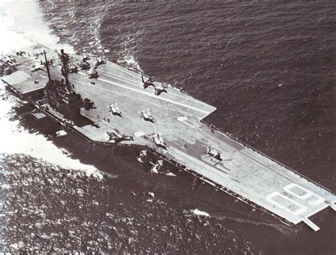 USS Saratoga (CV-60) at sea