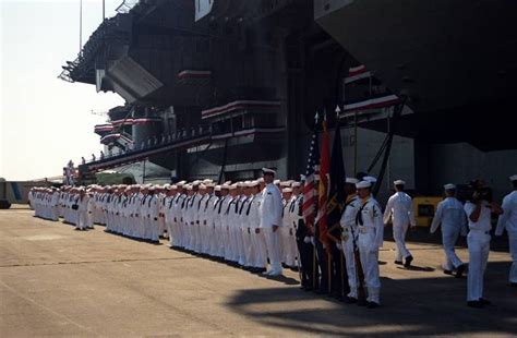 USS Saratoga (CV-60) award ceremony