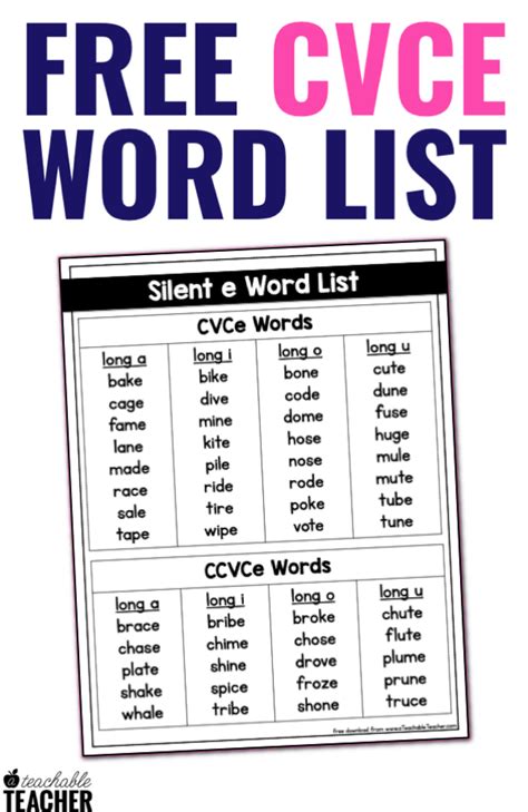 cvce word lists image 6