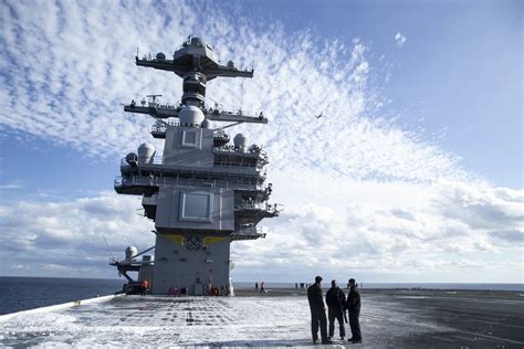 CVN 78 Gerald R Ford Dual-Band Radar