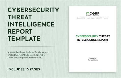 Cyber Security Threats Template