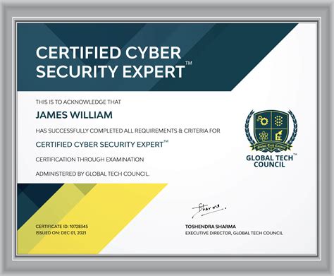 Cybersecurity Certification