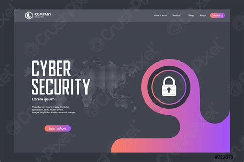 Cybersecurity Website Template