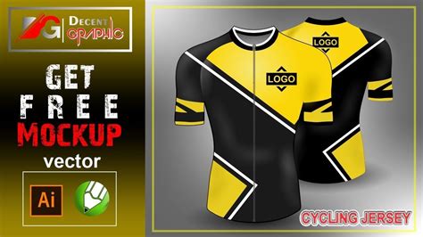 Cycling Jersey Design Template 1