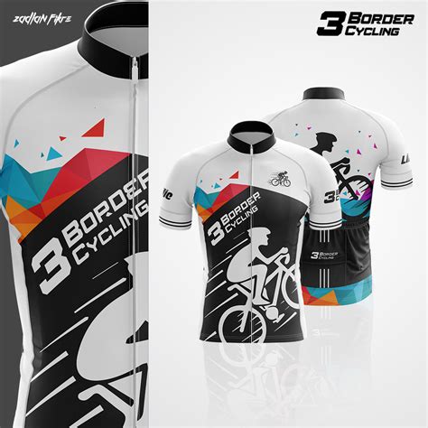 Cycling Jersey Design Template 4