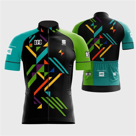 Mountain biking kit design template