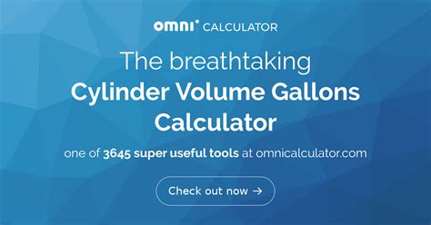 Cylinder Volume in Gallons