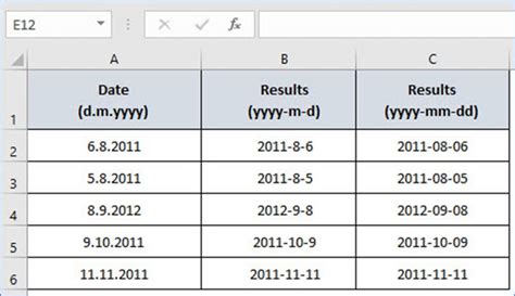 D-M-YYYY Date Format